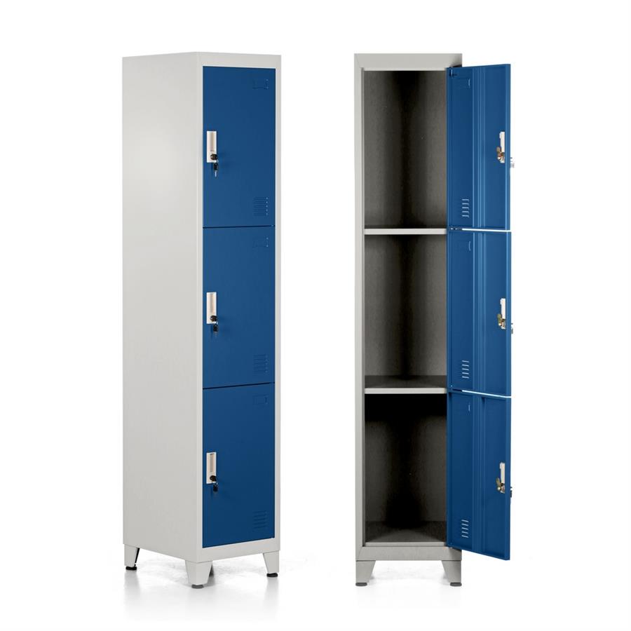 YUMI ARMADIO 3/A 38X45X190 CM GRIGIO/BLU