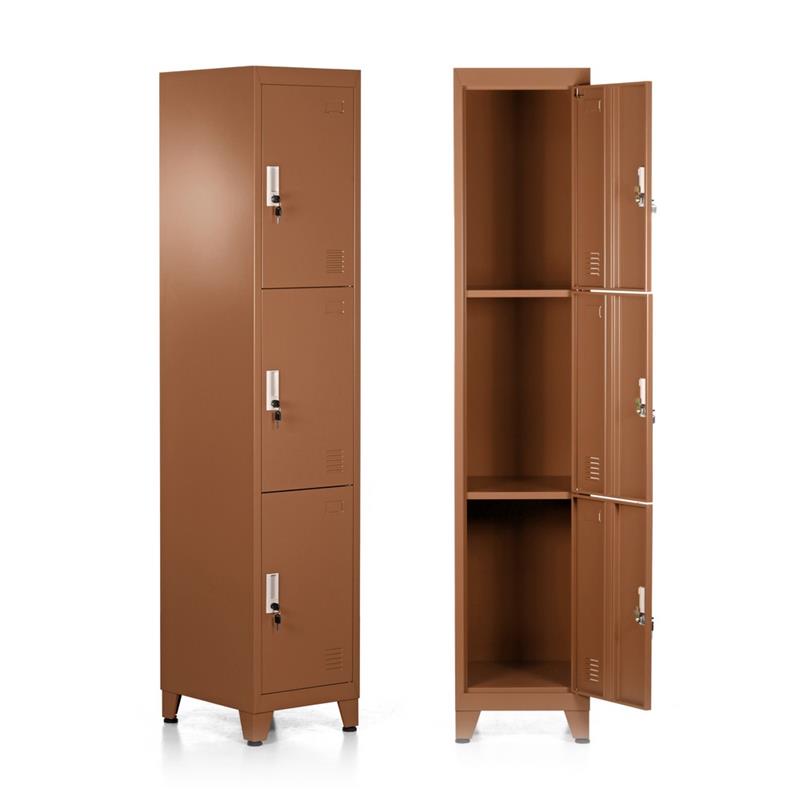 YUMI ARMADIO 3/A 38X45X190 CM MATTONE