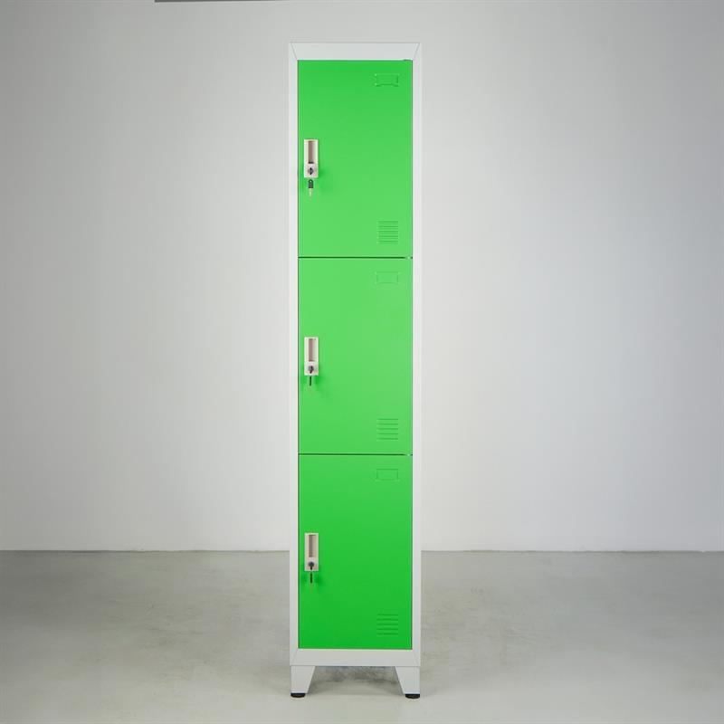 YUMI ARMADIO 3/A 38X45X190 CM GRIGIO/VERDE