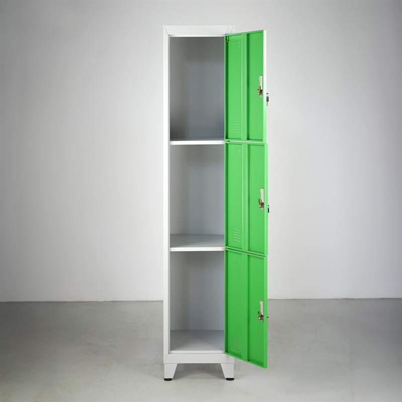 YUMI ARMADIO 3/A 38X45X190 CM GRIGIO/VERDE