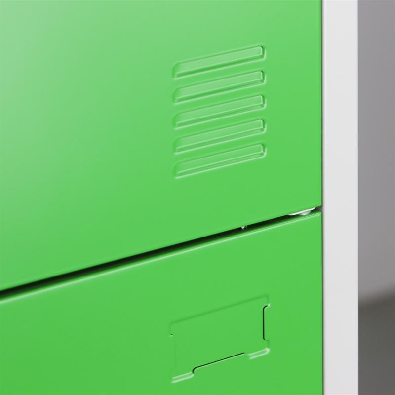YUMI ARMADIO 3/A 38X45X190 CM GRIGIO/VERDE