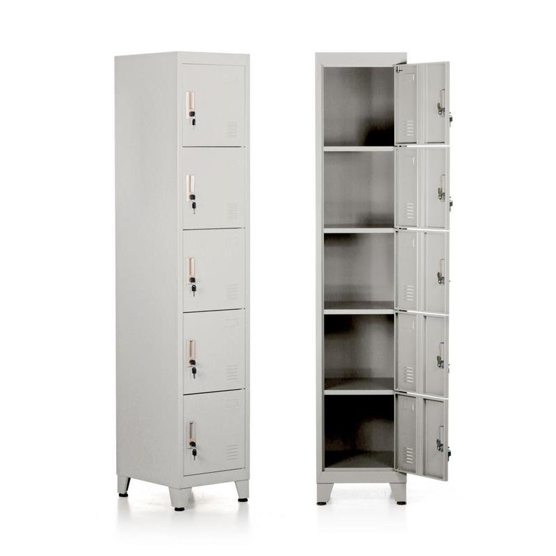 YUMI ARMADIO 5/A 38X45X190 CM GRIGIO