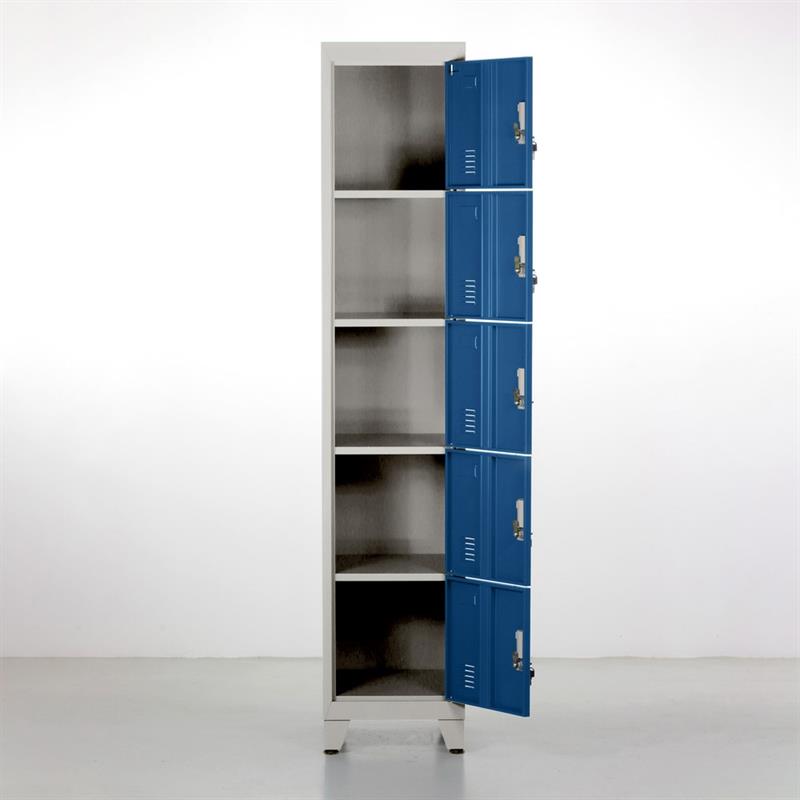 YUMI ARMADIO 5/A 38X45X190 CM GRIGIO/BLU