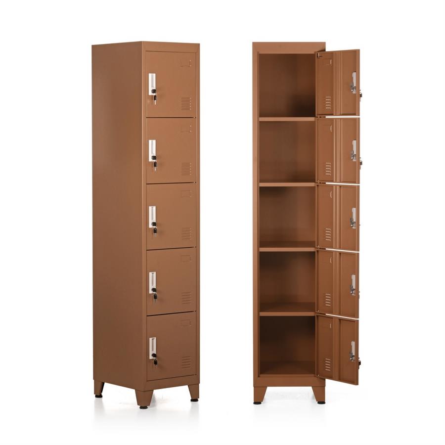 YUMI ARMADIO 5/A 38X45X190 CM MATTONE