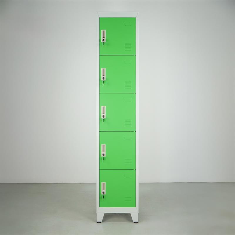 YUMI ARMADIO 5/A 38X45X190 CM GRIGIO/VERDE