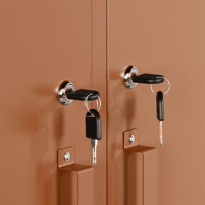 YUMI ARMADIO SPORCO PULITO 85X50X190 CM MATTONE