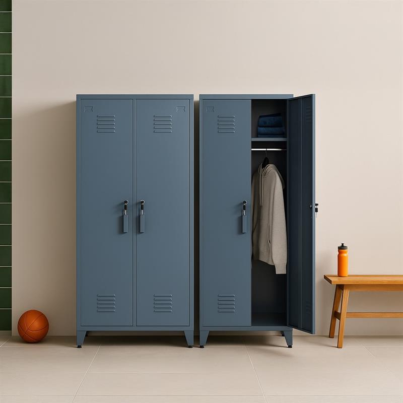 YUMI ARMADIO SPORCO PULITO 85X50X190 CM CERULEO