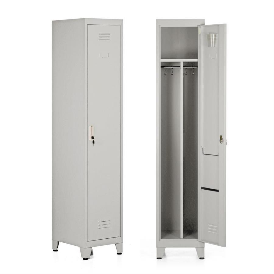 YUMI ARMADIO SPORCO PULITO 38X45X190 CM GRIGIO