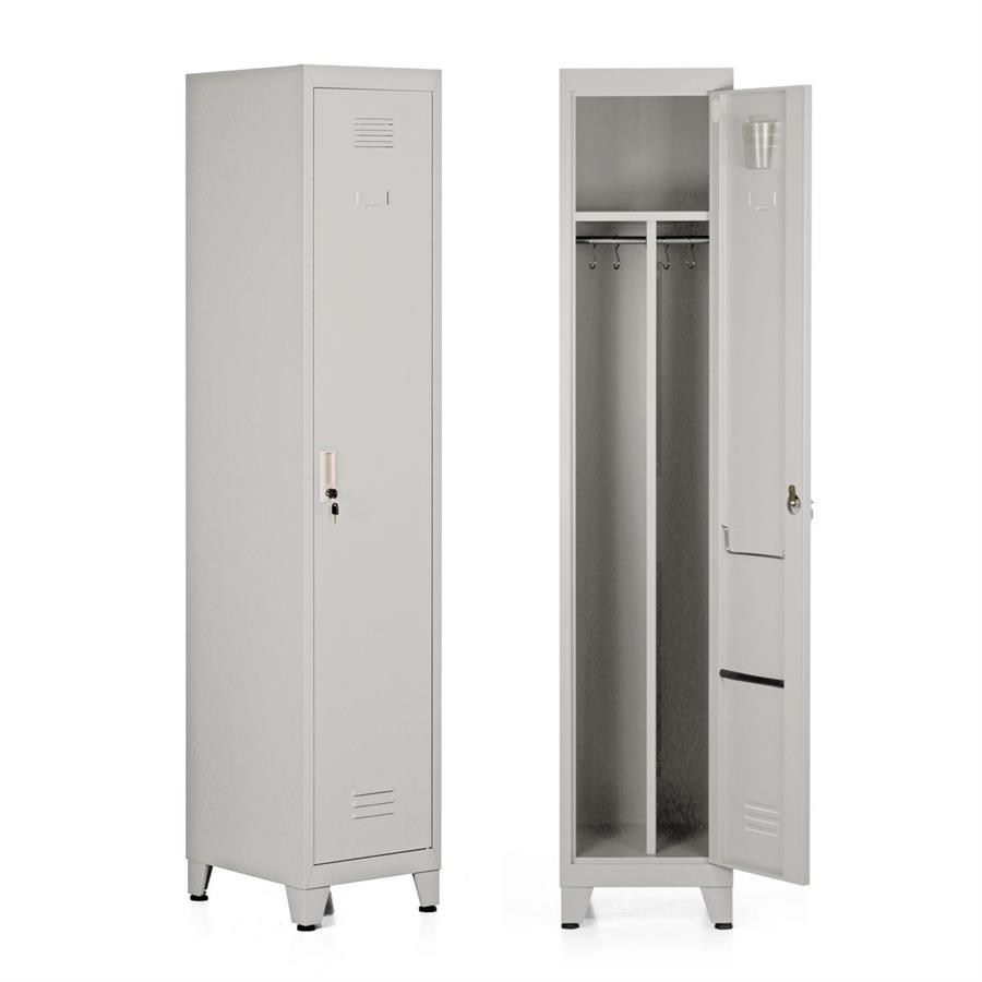 YUMI ARMADIO SPORCO PULITO 38X45X190 CM GRIGIO