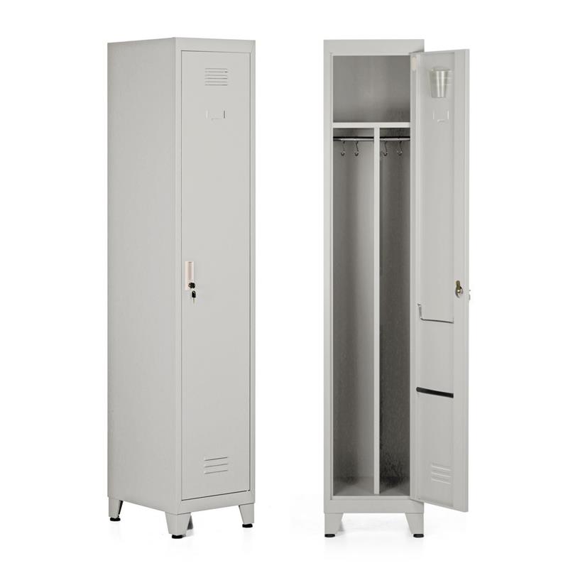 YUMI ARMADIO SPORCO PULITO 38X45X190 CM GRIGIO