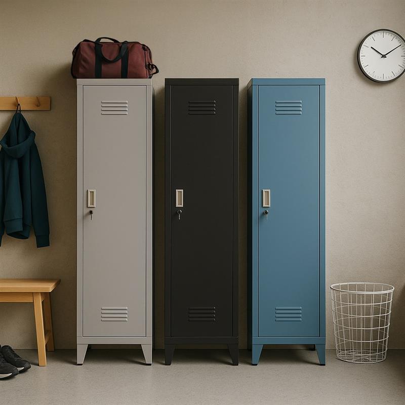 YUMI ARMADIO SPORCO PULITO 38X45X190 CM GRIGIO
