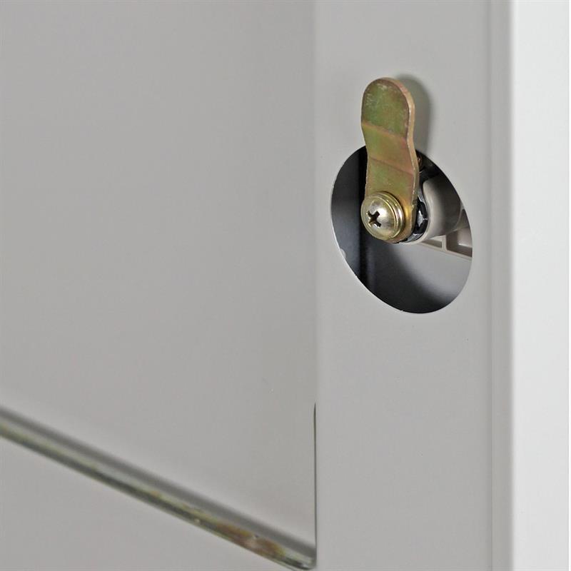 YUMI ARMADIO SPORCO PULITO 38X45X190 CM GRIGIO