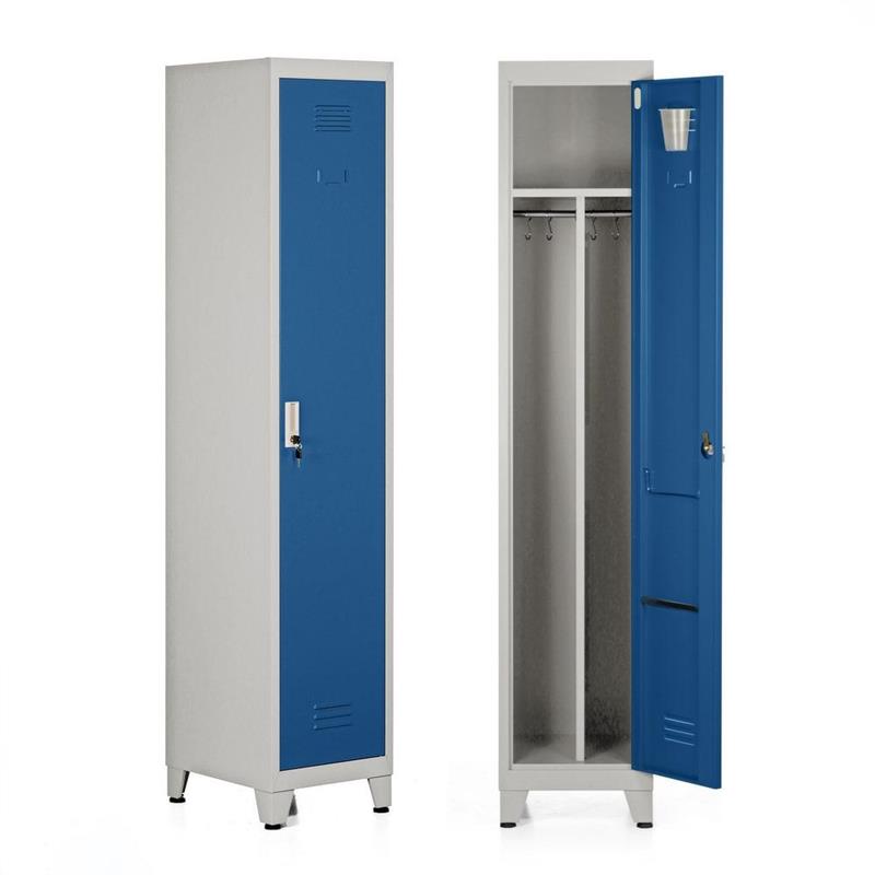 YUMI ARMADIO SPORCO PULITO 38X45X190 CM GRIGIO/BLU