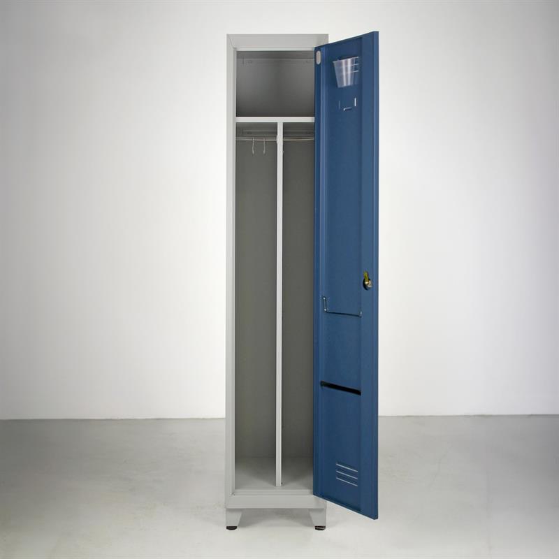 YUMI ARMADIO SPORCO PULITO 38X45X190 CM GRIGIO/BLU