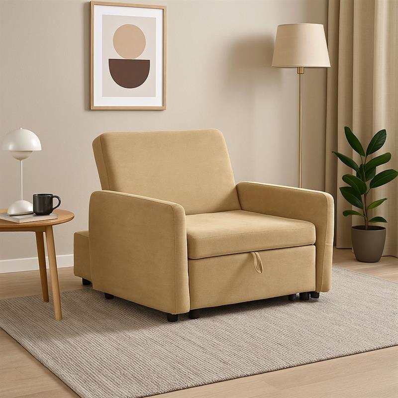 OULIDA POLTRONA LETTO TAUPE #04