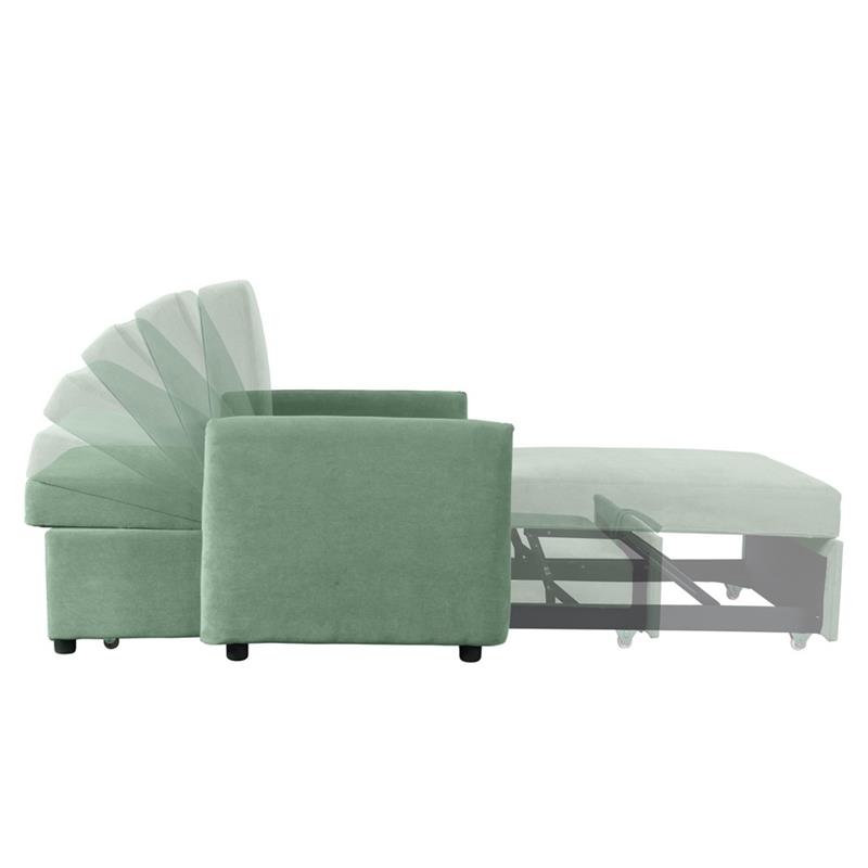 OULIDA POLTRONA LETTO VERDE ACQUA #16