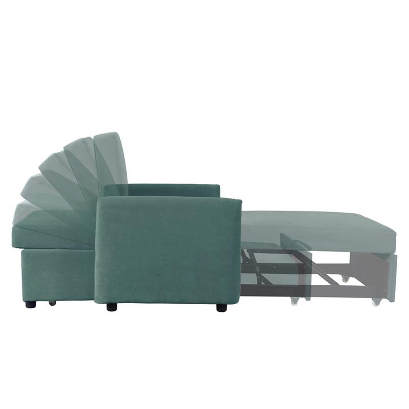 OULIDA POLTRONA LETTO VERDE SMERALDO #18
