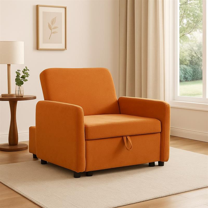 OULIDA POLTRONA LETTO ARANCIO #12