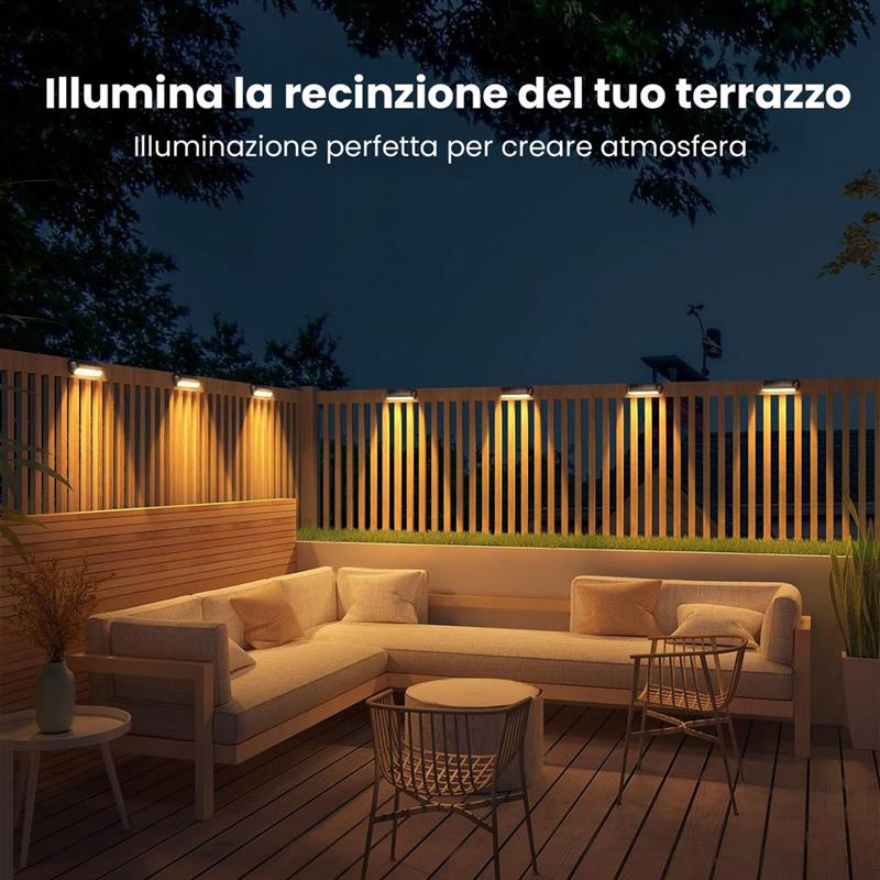 FARETTI SOLARI DA GIARDINO 6PZ