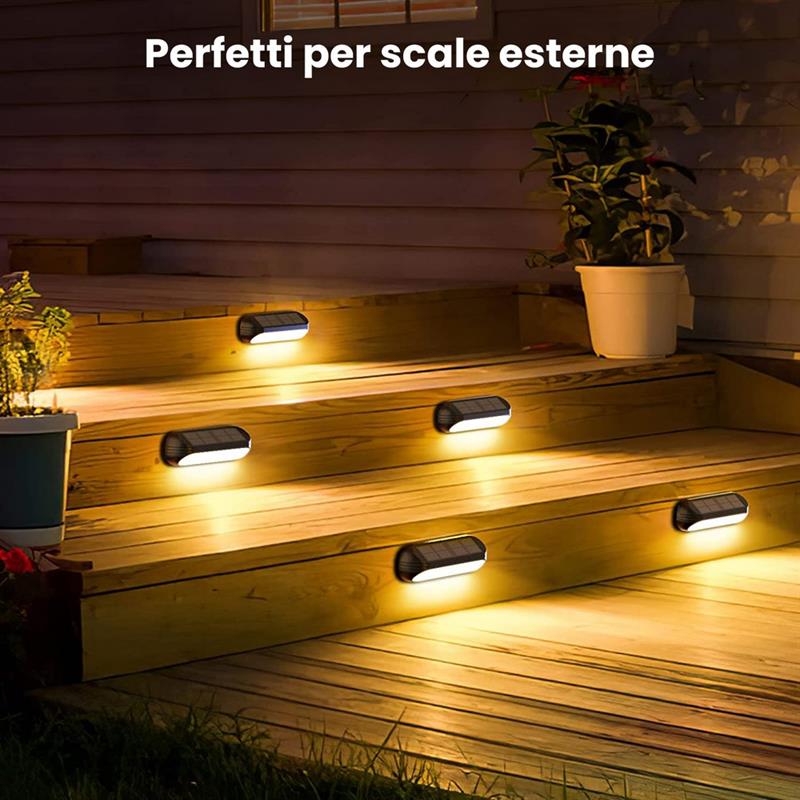 FARETTI SOLARI DA GIARDINO 6PZ