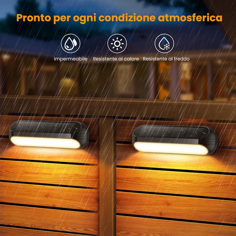 FARETTI SOLARI DA GIARDINO 6PZ