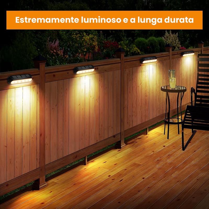 FARETTI SOLARI DA GIARDINO 6PZ