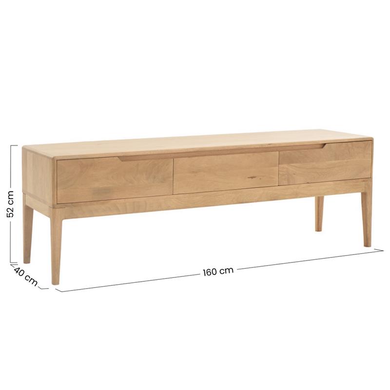 LUNA MOBILE TV 3/C MANGO 160X40X52CM