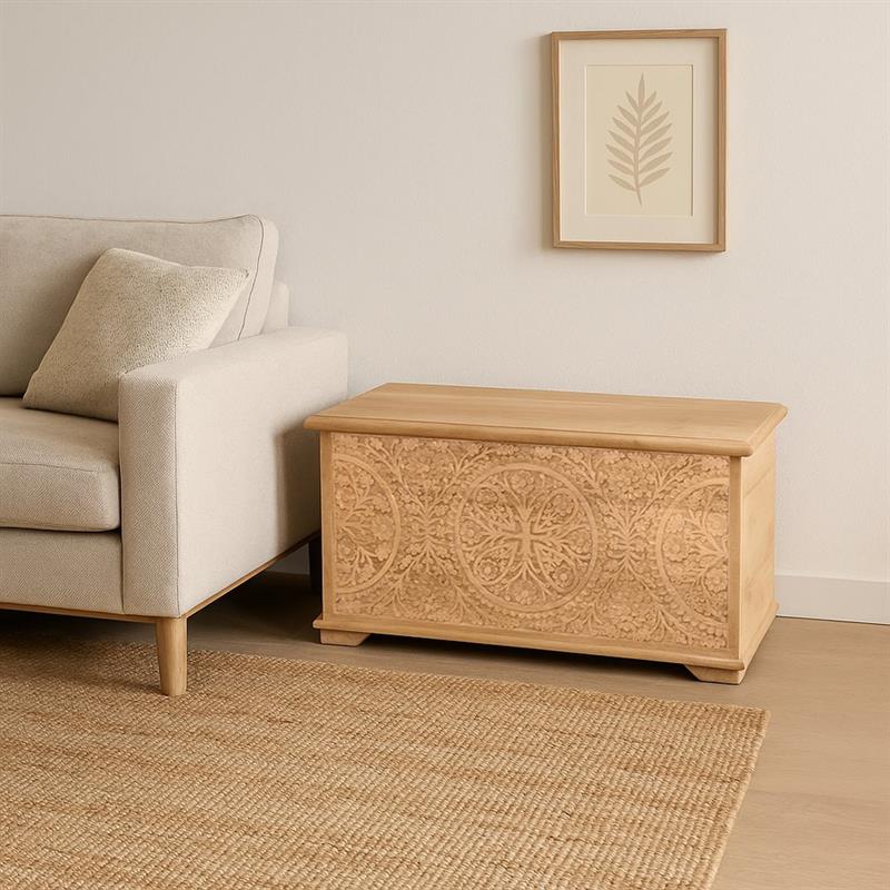 INDI CASSAPANCA SCOLPITA MANGO 100X45X50CM