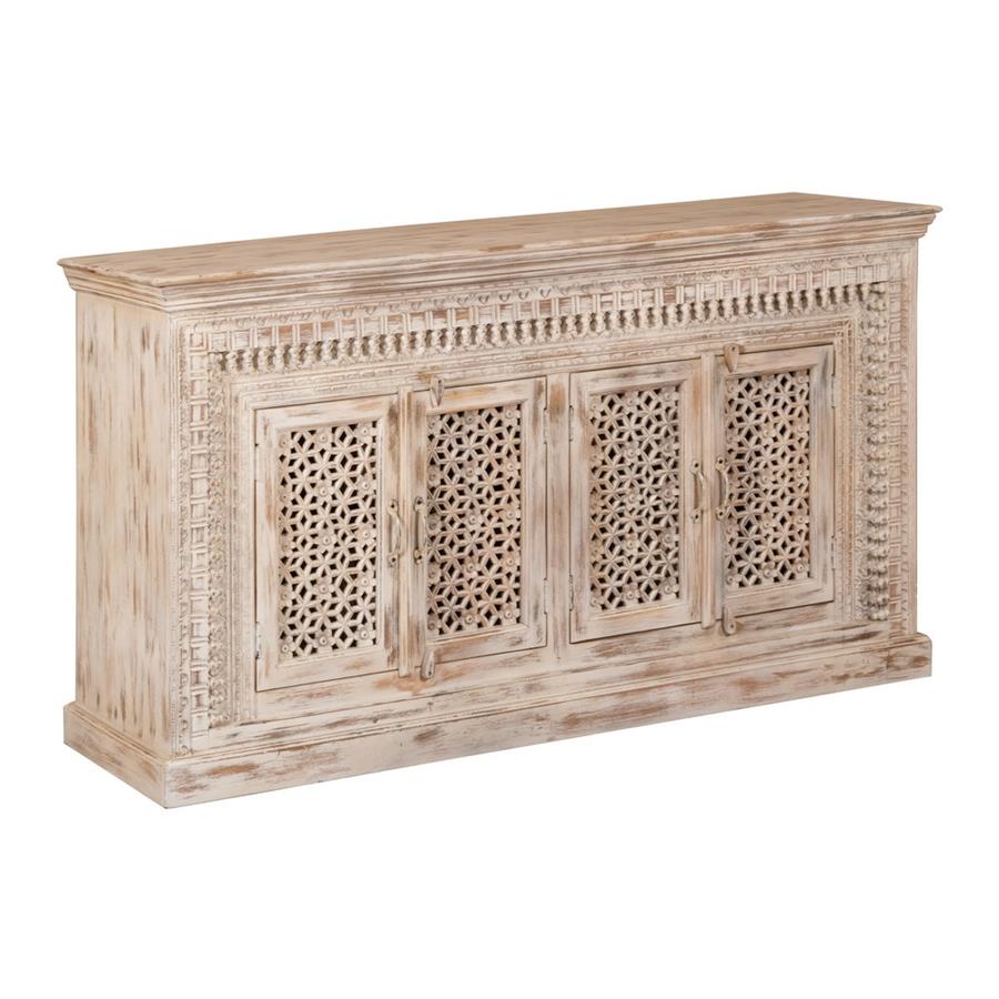 INDI CREDENZA 4/A MANGO TRAFORATO 195X44X112