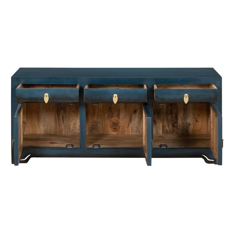 SIDE MADIA 3/A 3/C MANGO BLU 140X40X60CM