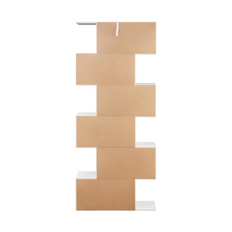ZAGO LIBRERIA 6 RIPIANI BIANCA 80X25X192 CM