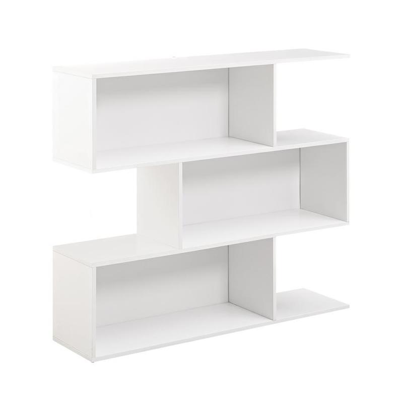 ZAGO LIBRERIA 3 RIPIANI BIANCA 110X25X97 CM