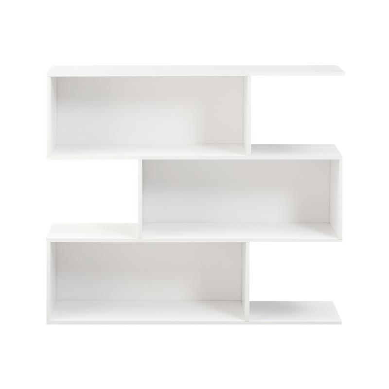 ZAGO LIBRERIA 3 RIPIANI BIANCA 110X25X97 CM