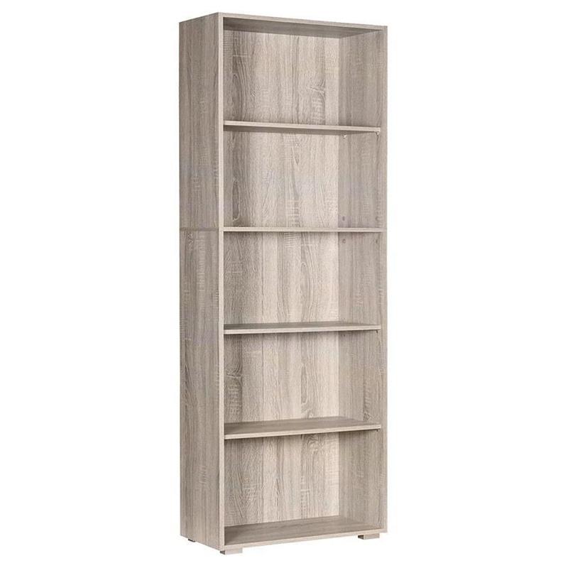 BUZ LIBRERIA ROVERE GRIGIO 60X30X189 CM