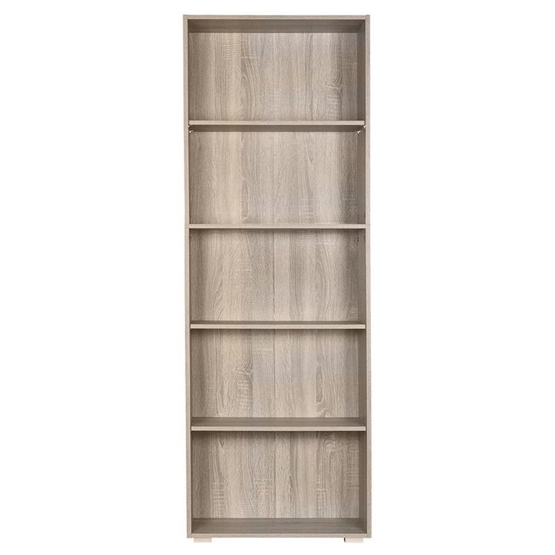 BUZ LIBRERIA ROVERE GRIGIO 60X30X189 CM