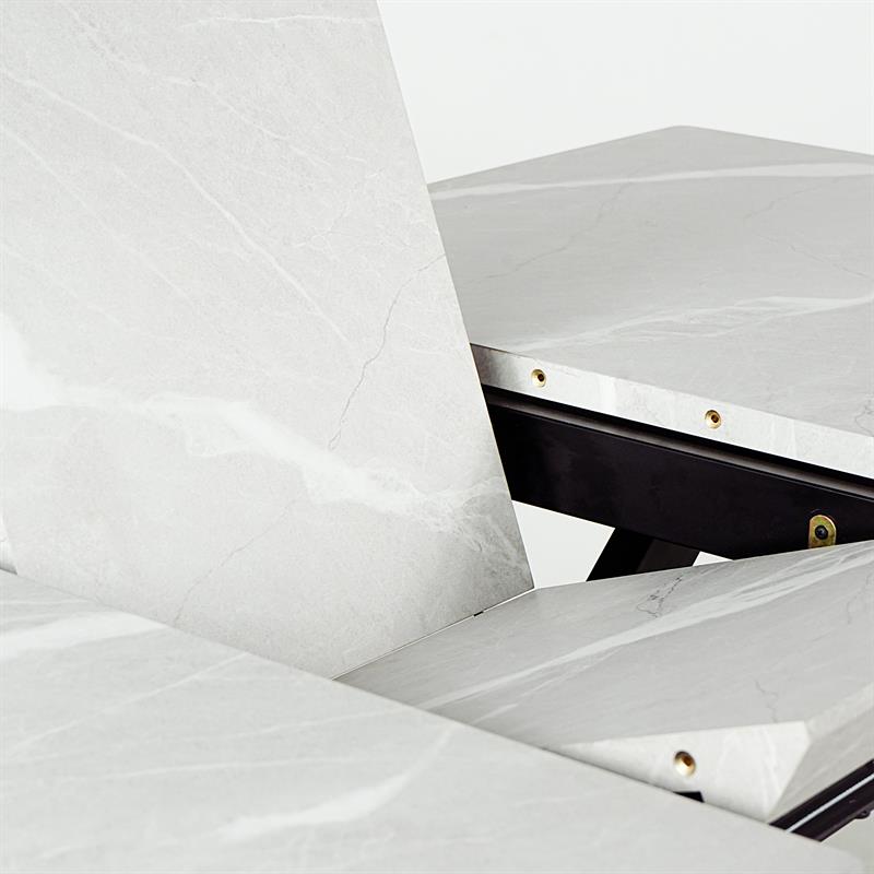 GABRY TAVOLO EXTEN MARMO GRIGIO CHIARO 150-190X90X76 CM