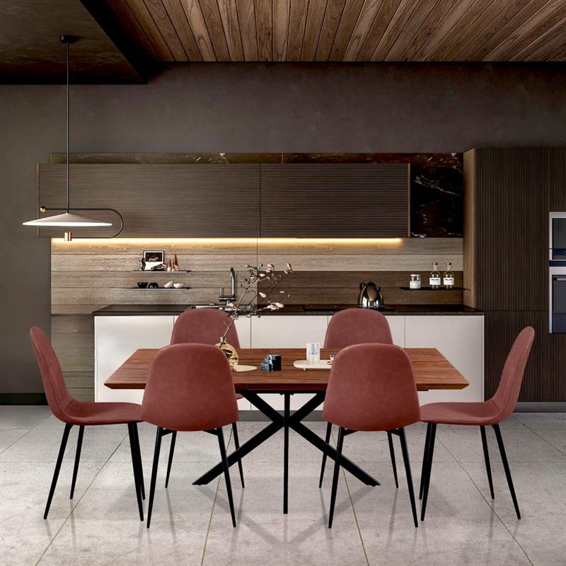 GABRY TAVOLO EXTEN NOCE 150-190X90X76 CM