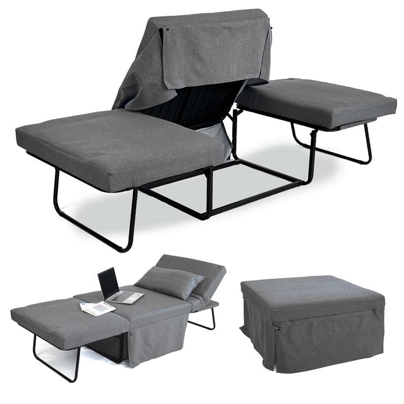 BIBI POUF LETTO GRIGIO SCURO #42