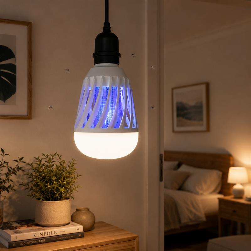 Lampadina LED antizanzare  Luce multi temperatura 6W E27/B22 400LM