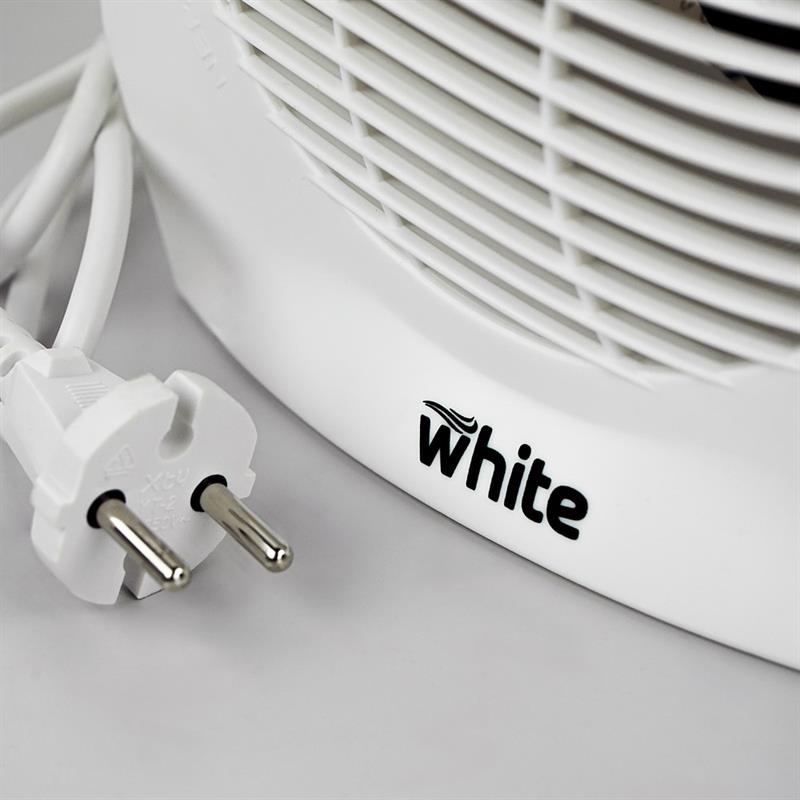 WHITE TERMOVENTILATORE ELETTRICO DA BAGNO