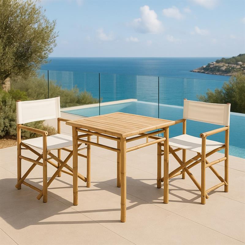 BAMBOO TAVOLO 70X70XH75CM