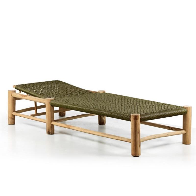 TERRA LETTINO 185X80X70CM TEAK RICICLATO