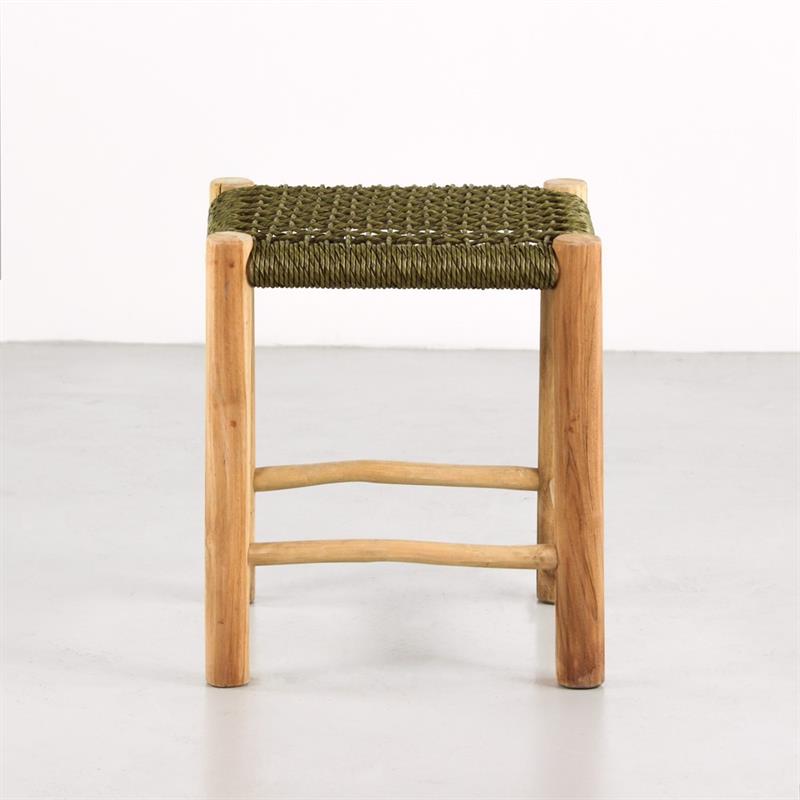TERRA SGABELLO 68X38X45CM TEAK RICICLATO