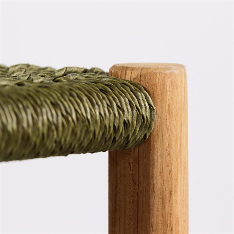 TERRA SGABELLO 68X38X45CM TEAK RICICLATO