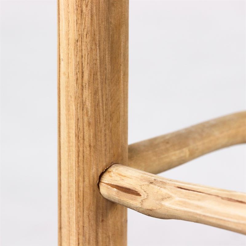 TERRA SGABELLO 68X38X45CM TEAK RICICLATO