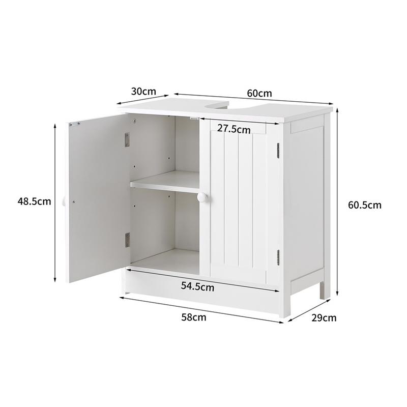 CAROLINE MOBILETTO BAGNO BIANCO 60X30X60 CM