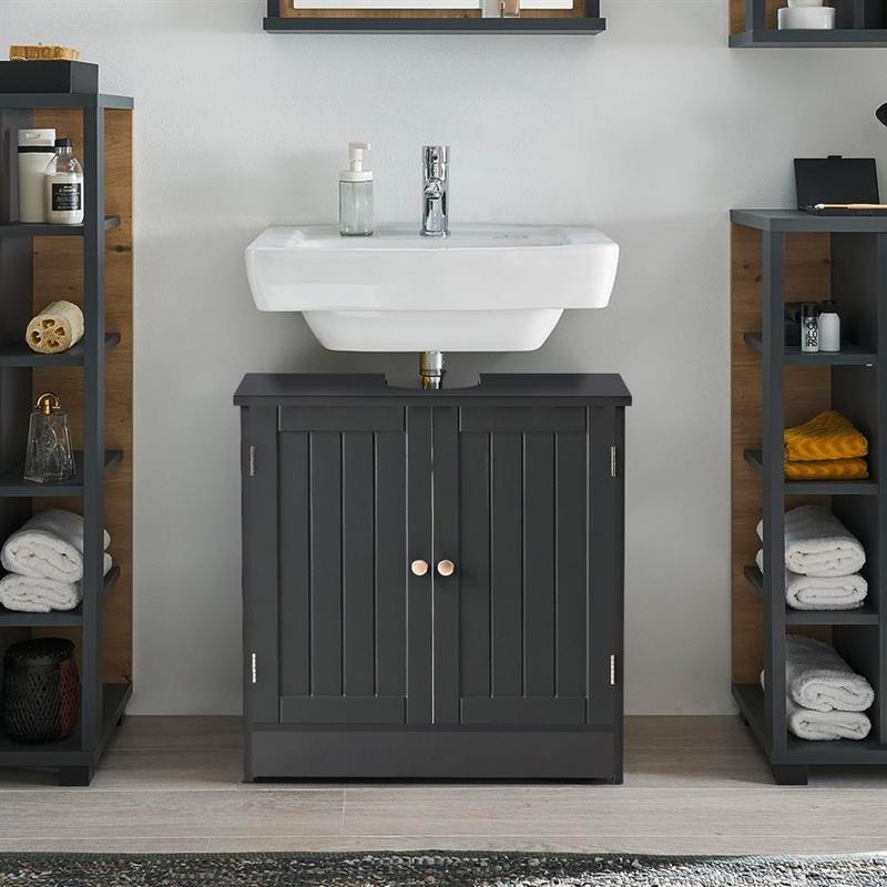 CAROLINE MOBILETTO BAGNO GRIGIO 60X30X60 CM