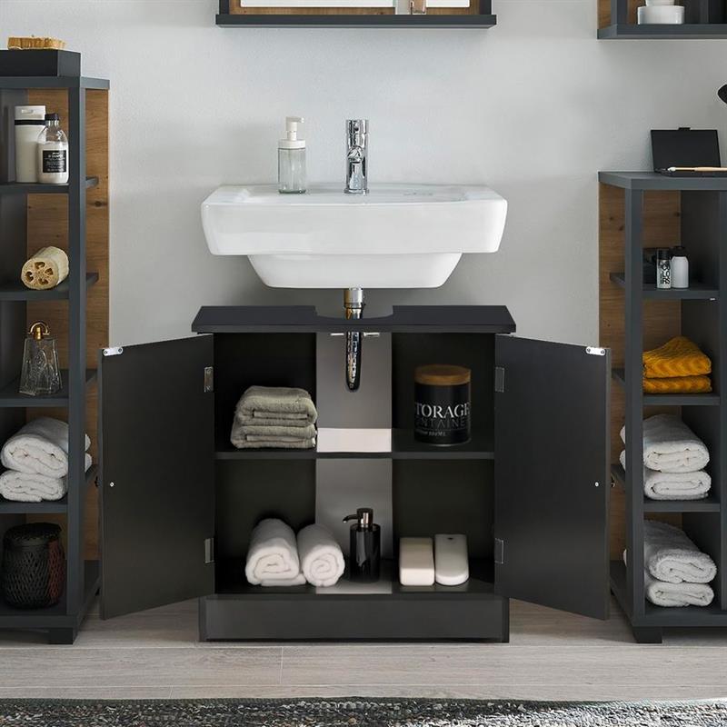 CAROLINE MOBILETTO BAGNO GRIGIO 60X30X60 CM
