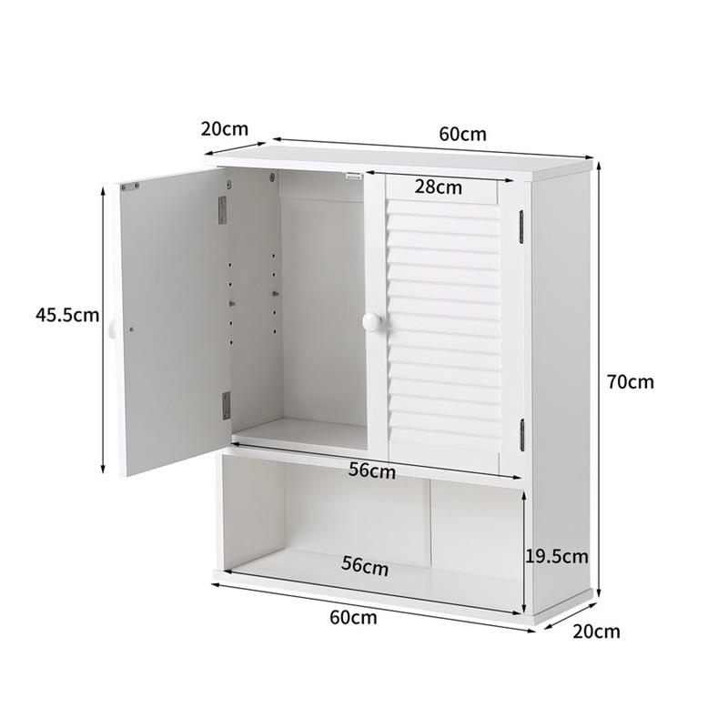 IRIS MOBILETTO BAGNO BIANCO 60X20X70 CM