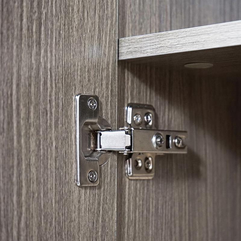 MOBILE COLONNA 1 ANTA ROVERE SCURO 50X24X140 CM